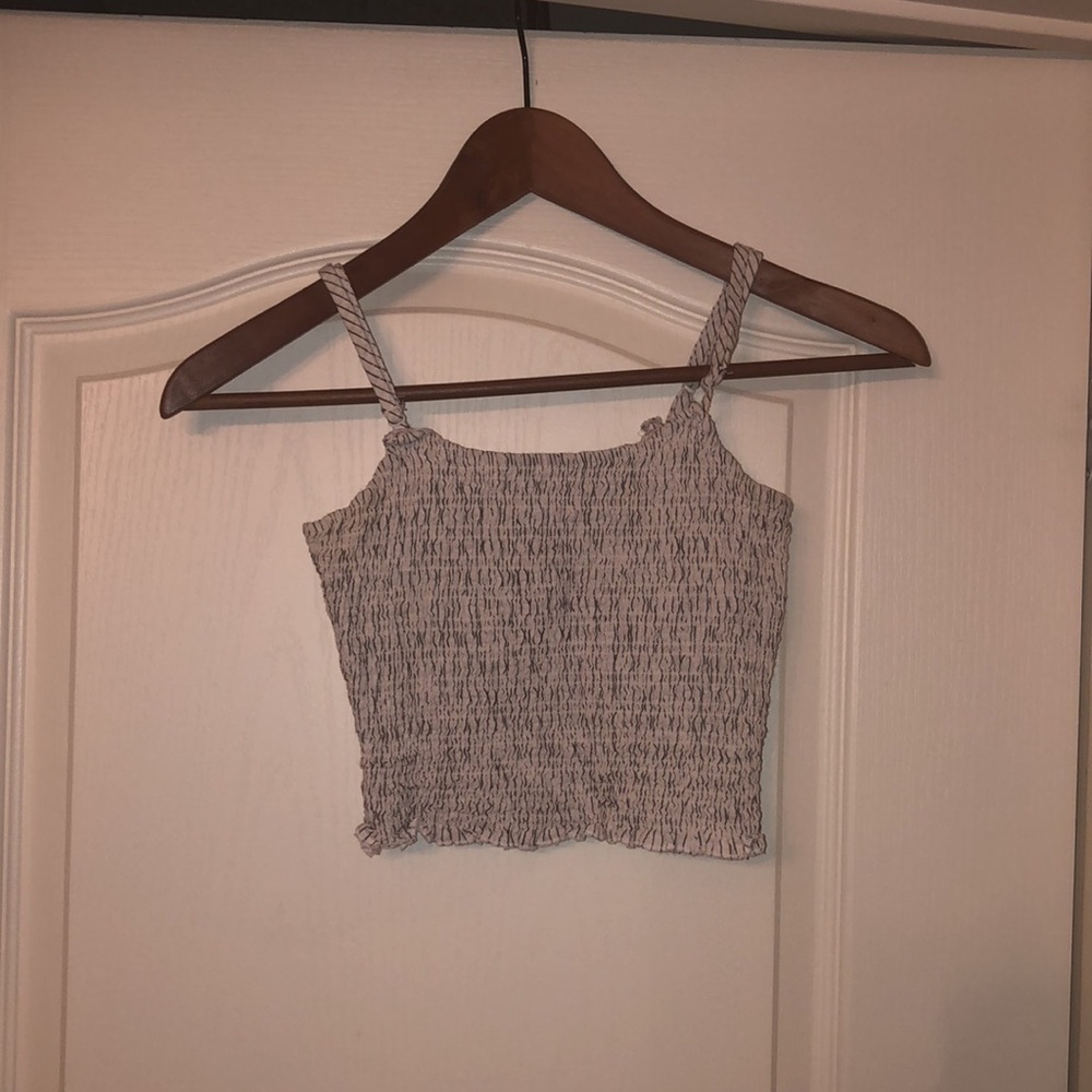 Ruched crop top size XS